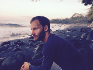 Tobias Groenland on the beach at Gretek Bali 2016